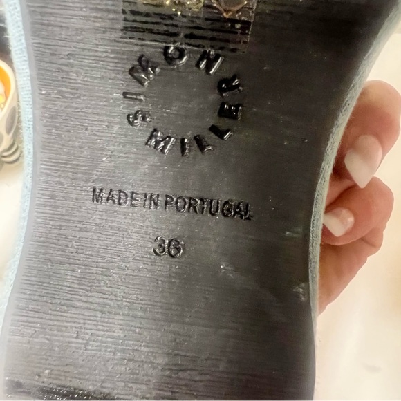 Simon Miller denim bubble clogs - Picture 3 of 6